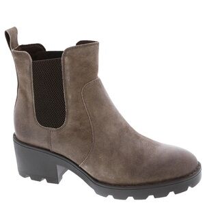 Born Graci Distressed Taupe Chelsea Booties
